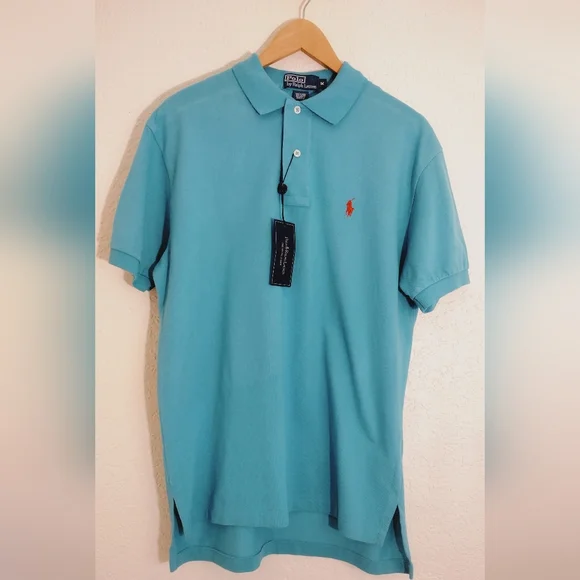 Polo by Ralph Lauren Bright Blue Polo The Mesh Shirt - Picture 2 of 8